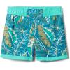 Columbia Boys Sandy Shores Boardshort, Moisture-Wicking, UV Sun Protection(Deep Marine King Palms)