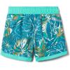 Columbia Boys Sandy Shores Boardshort, Moisture-Wicking, UV Sun Protection(Deep Marine King Palms)