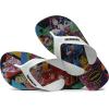 Havaianas Boy’s Max Heroes (Toddler/Little Kid/Big Kid)(Black/White)