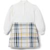 Janie and Jack Girls’ Plaid Sweater Dress (Toddler/Little Big Kids)(Multicolor)