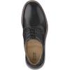 Johnston & Murphy Big Kid Holden Plain Toe Boys Dress Casual Lace-Up Shoe(Black Full Grain/Gray Sole)