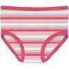 KicKee Girls Underwear, Set of 3, Prints and Solid Colors, Soft Girl Panties, Toddler to Big Kid, All Day Wear(Baby Rose Stripe  Baby Rose & Blush Yeti)