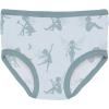 KicKee Girls Underwear, Set of 3, Prints and Solid Colors, Soft Girl Panties, Toddler to Big Kid, All Day Wear(Blush Enchanted Floral  Stormy Sea & Illusion Blue Forest Fairies)