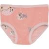KicKee Girls Underwear, Set of 3, Prints and Solid Colors, Soft Girl Panties, Toddler to Big Kid, All Day Wear(Blush Puffer Family  Midnight & Baby Rose Rainbow Fish)