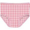 KicKee Girls Underwear, Set of 3, Prints and Solid Colors, Soft Girl Panties, Toddler to Big Kid, All Day Wear(Shrinking Violet Xoxo  Cake Pop & Cake Pop Gingham)
