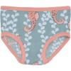 KicKee Girls Underwear, Set of 3, Prints and Solid Colors, Soft Girl Panties, Toddler to Big Kid, All Day Wear(Stormy Sea Seahorses  Natural & Baby Rose Shells ;Pma& Starfish)