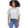Levi’s Girls’ High Rise Graphic T-Shirt(Grey/Pink)