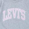 Levi’s Girls’ High Rise Graphic T-Shirt(Grey/Pink)