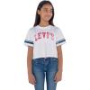 Levi’s Girls’ High Rise Graphic T-Shirt(Vintage White)