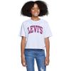 Levi’s Girls’ High Rise Graphic T-Shirt(White/Navy/Red)