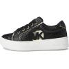 Michael Kors Girl’s Jordana Poppy Sneaker(Black/Gold)