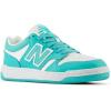 New Balance Kids’ 480 V1 Lace-up Sneaker(Airyteal/White)