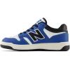 New Balance Kids’ 480 V1 Lace-up Sneaker(Blue Agate/White)