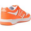 New Balance Kids’ 480 V1 Lace-up Sneaker(Hot Mango/White)