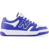 New Balance Kids’ 480 V1 Lace-up Sneaker(Marine Blue/White)
