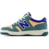 New Balance Kids’ 480 V1 Lace-up Sneaker(New Spruce/Peach Blossom/Team Royal)
