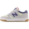 New Balance Kids’ 480 V1 Lace-up Sneaker(Pearl Grey/Mineral/Dream State)