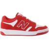 New Balance Kids’ 480 V1 Lace-up Sneaker(Red/White)