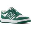 New Balance Kids’ 480 V1 Lace-up Sneaker(Team Forest Green/White)