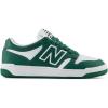 New Balance Kids’ 480 V1 Lace-up Sneaker(Team Forest Green/White)