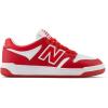New Balance Kids’ 480 V1 Lace-up Sneaker(Team Red/White)