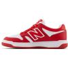 New Balance Kids’ 480 V1 Lace-up Sneaker(Team Red/White)
