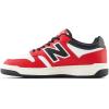 New Balance Kids’ 480 V1 Lace-up Sneaker(Team Red/White/Black)