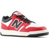 New Balance Kids’ 480 V1 Lace-up Sneaker(Team Red/White/Black)