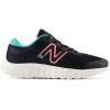 New Balance Kids’ 520v8 Sneakers(Black/Ultra Pink/Cyber Jade)