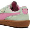 PUMA Kids Boys Palermo Lace Up Sneakers Shoes – Green(Fresh Mint/Fast Pink)