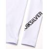 Quiksilver Boys All Time Long Sleeve Boy Rashguard Surf Shirt(White)
