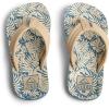 REEF unisex-child Kids Ahi Beach(Blue/Tan Palm)