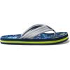 REEF unisex-child Kids Ahi Beach(Navy/Grey Dino)