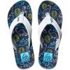 REEF unisex-child Kids Ahi Beach(Navy/Grey Dino)