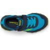 Saucony Unisex-Child Peregrine Kdz Alternative Closure Sneaker(Navy/Citron)
