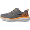 Skechers Men’s Boundless(Little Big Kid) Sneaker(Charcoal/Orange)