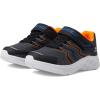 Skechers Unisex-Child Microspec Ii – Tromson(Black/Blue/Orange)