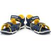 Timberland Unisex-Child Adventure Seeker 2-Strap-T-K Sandal(Dark Blue/Yellow)