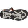 Timberland Unisex-Child Adventure Seeker 2-Strap-T-K Sandal(Medium Grey With Orange)