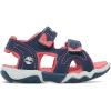 Timberland Unisex-Child Adventure Seeker 2-Strap-T-K Sandal(Navy W/Pink)