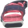 Timberland Unisex-Child Adventure Seeker 2-Strap-T-K Sandal(Navy With Pink)