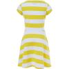 Tommy Hilfiger Girls’ Short Sleeve Striped Dress(Empire Yellow)