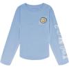 Tommy Hilfiger Girl’s Smiley Sequin Long Sleeve Tee (Big Kid)(Blue Bell)