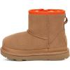 UGG Kids’ Classic Mini Zipper Tape Logo Boot(Chestnut)