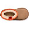 UGG Kids’ Classic Mini Zipper Tape Logo Boot(Chestnut)