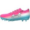 Under Armour Boy’s Blur Select Jr Football Cleats Sneaker((694) Pink Rave/Fresco Blue/Black)