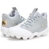 Under Armour Boy’s Harper 9 Rm Jr Sneaker((100) Baseball Gray/Baseball Gray/Metallic Gold)