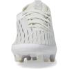 Under Armour Boys Magnetico Select 4 Jr Football Cleat((100) White/White Clay/Metallic Silver)