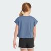 adidas Girls’ Sleevless Box Top(Big Kid)(Lt Navy)