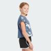 adidas Girls’ Sleevless Box Top(Big Kid)(Lt Navy)